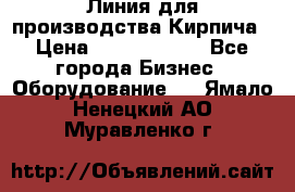 Линия для производства Кирпича › Цена ­ 17 626 800 - Все города Бизнес » Оборудование   . Ямало-Ненецкий АО,Муравленко г.